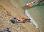 Plaża przy hotel Laguna • Gradac